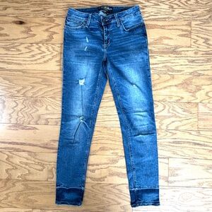 Lucky Brand Sasha Super Skinny Women's Blue Distressed Jeans 28
